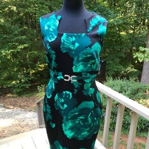 🔥SOLD🔥NWT Enfocus Studio Black/Green Dress 8